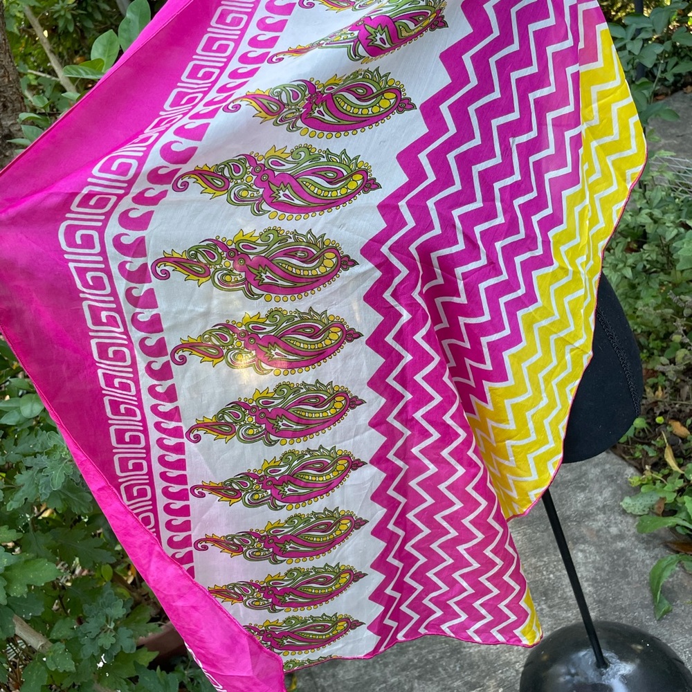 Silk Scarf Rectangular Shape, Very Thin - image 7